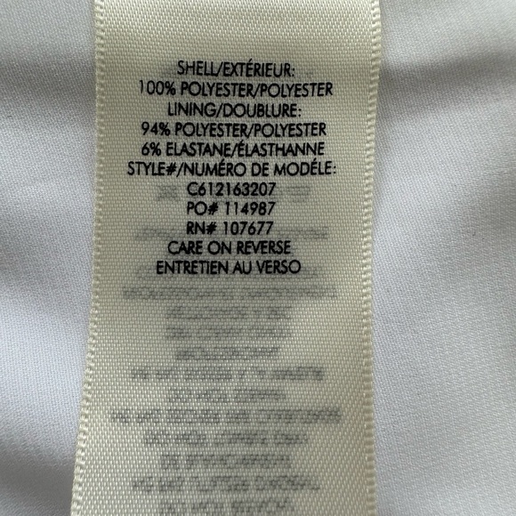 ALICE + OLIVIA Trinity White Cross Front Wide Leg Jumpsuit size 2 sleeveless - Picture 6 of 9